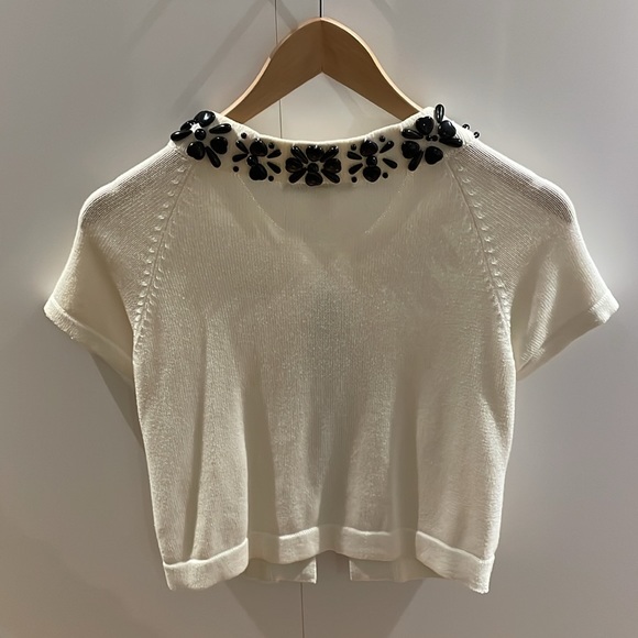 Nanette Lepore beaded sweater - Picture 4 of 4